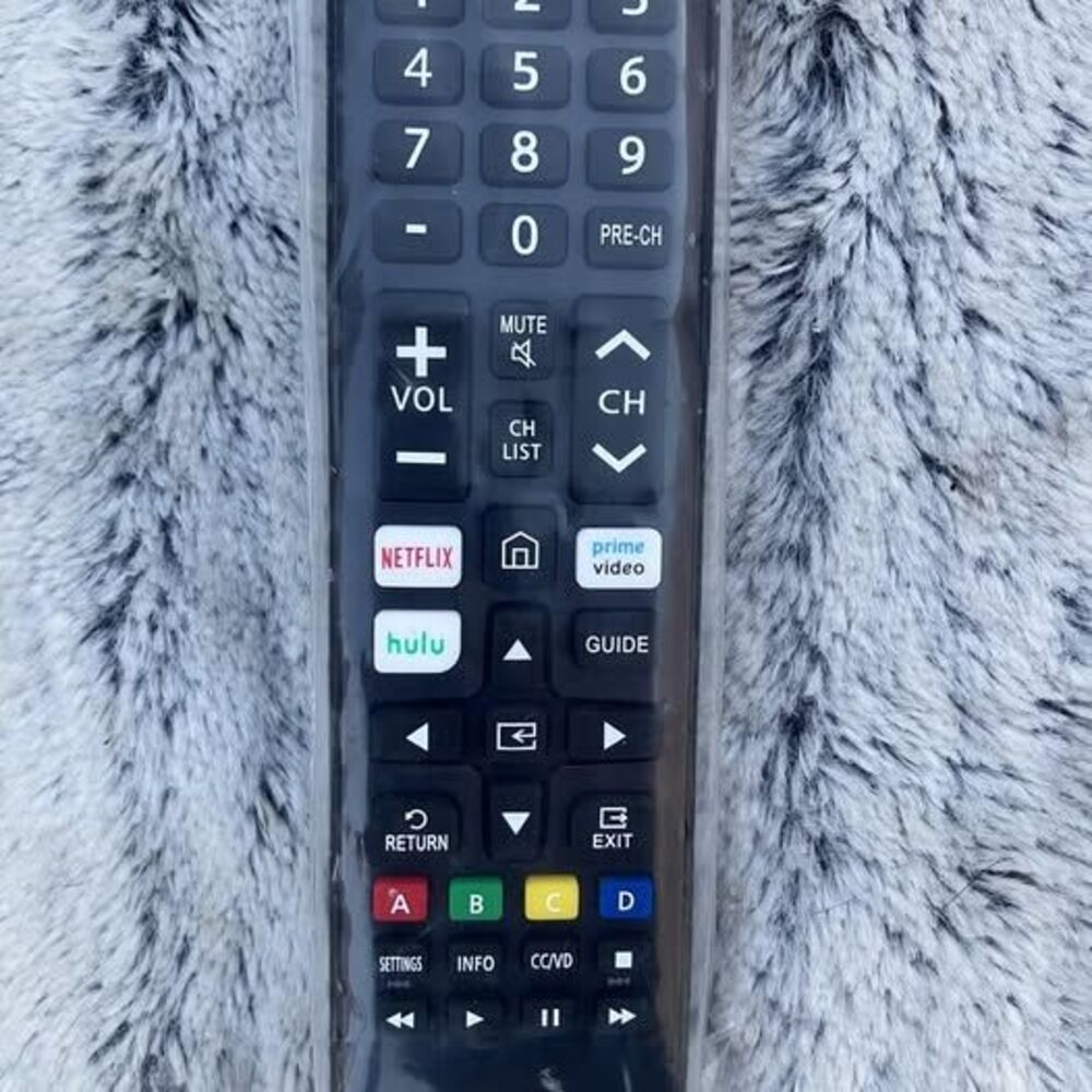 Samsung TV Replacement Remote Control Black Wireless Netflix Hulu Prime Apps
